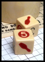 Dice : Dice - Game Dice - Roll and Bowl by EC Kropp Co. 1953 - eBay May 2016